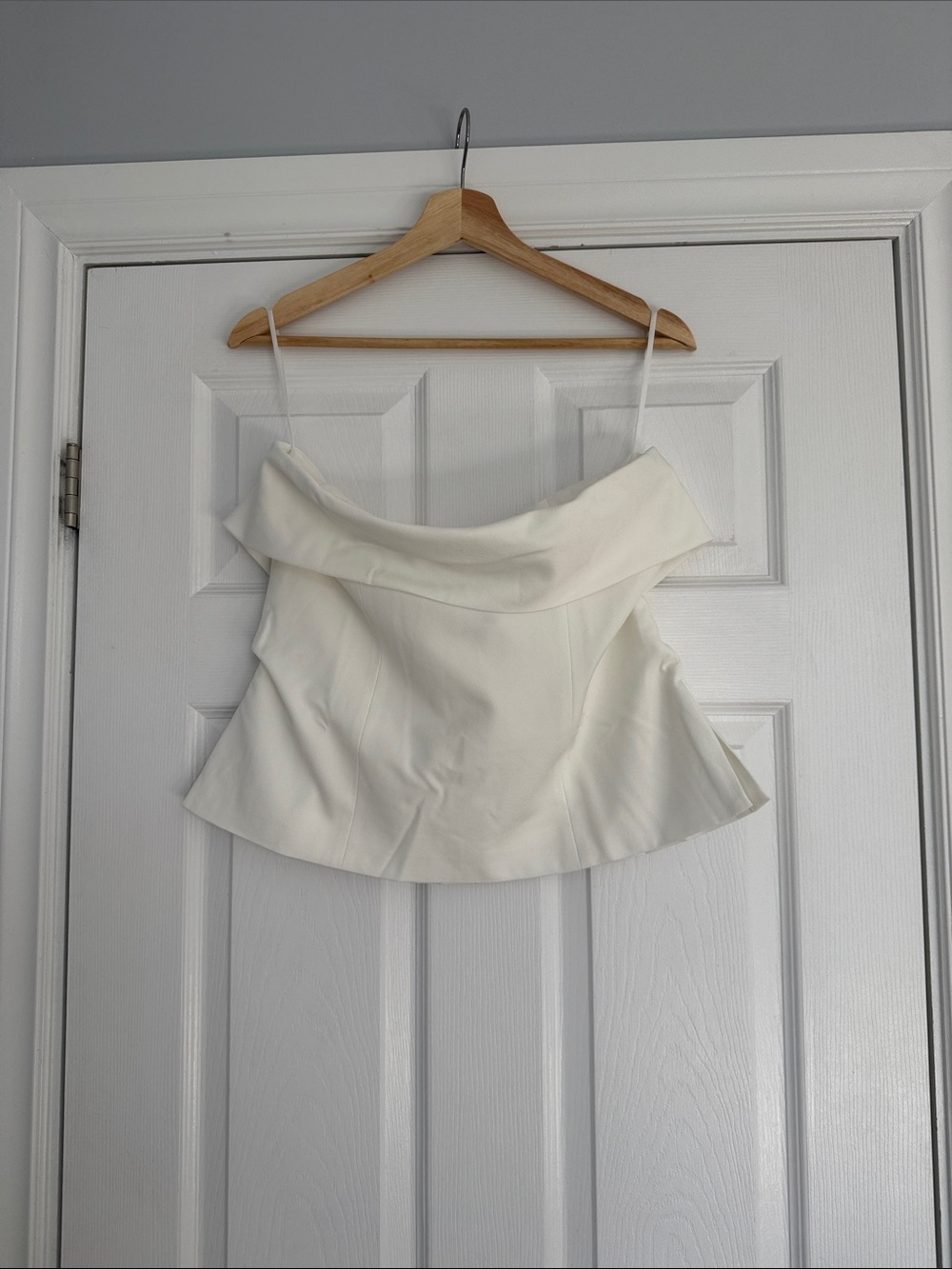 Commense Strapless Foldover Side Slit Tube Top